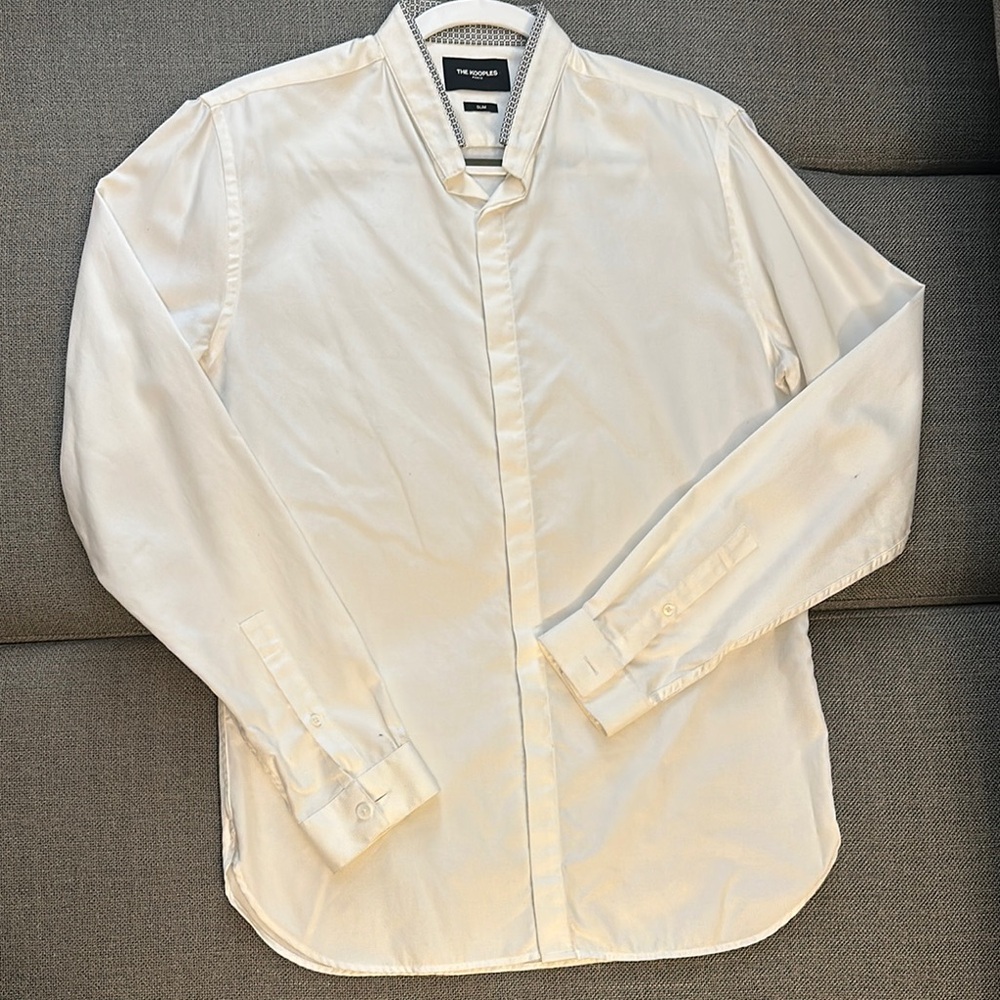 The Kooples White Button-Up Shirt
